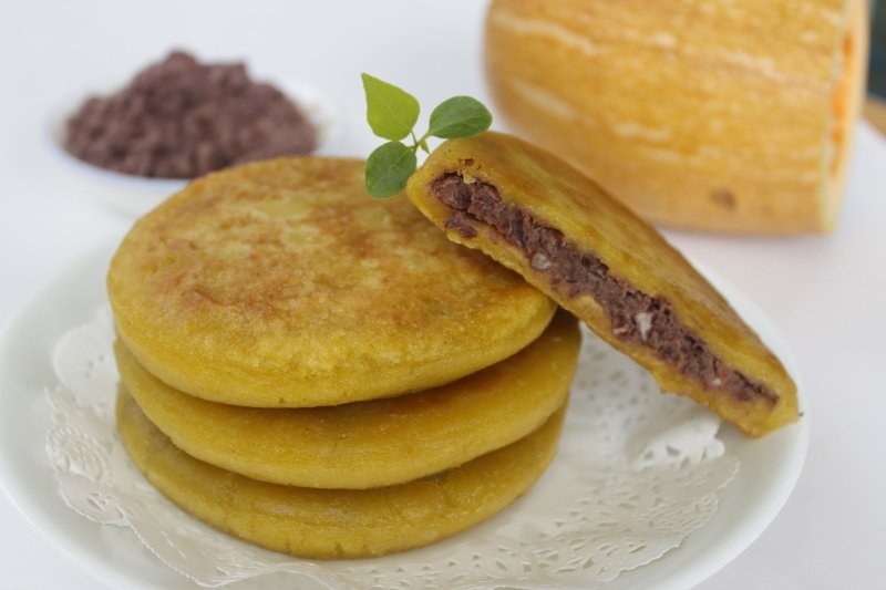 南瓜丁煎饼怎么做好吃,制作方法与配料