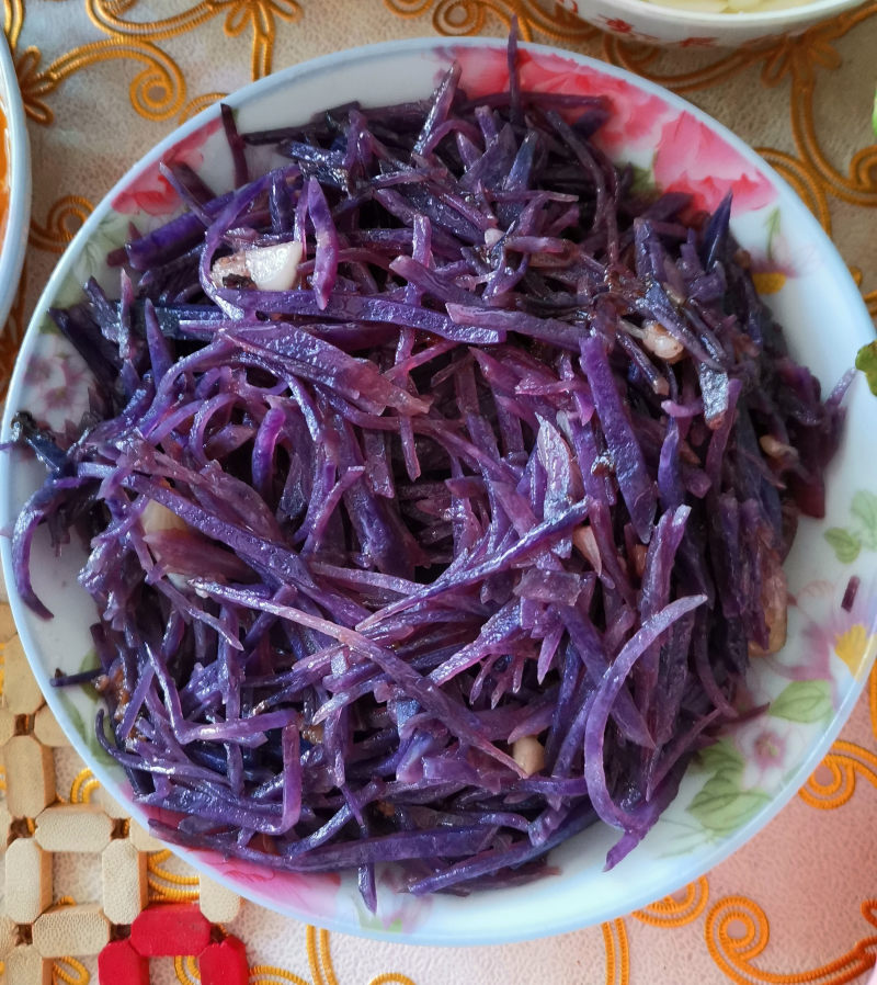 辣炒紫土豆丝正宗做法,10种做法