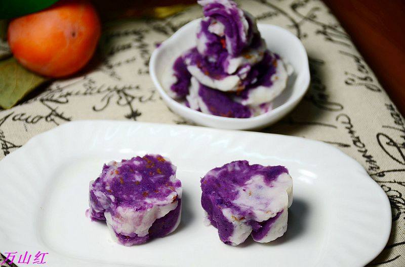 桂花紫薯糕的做法,配料有哪些