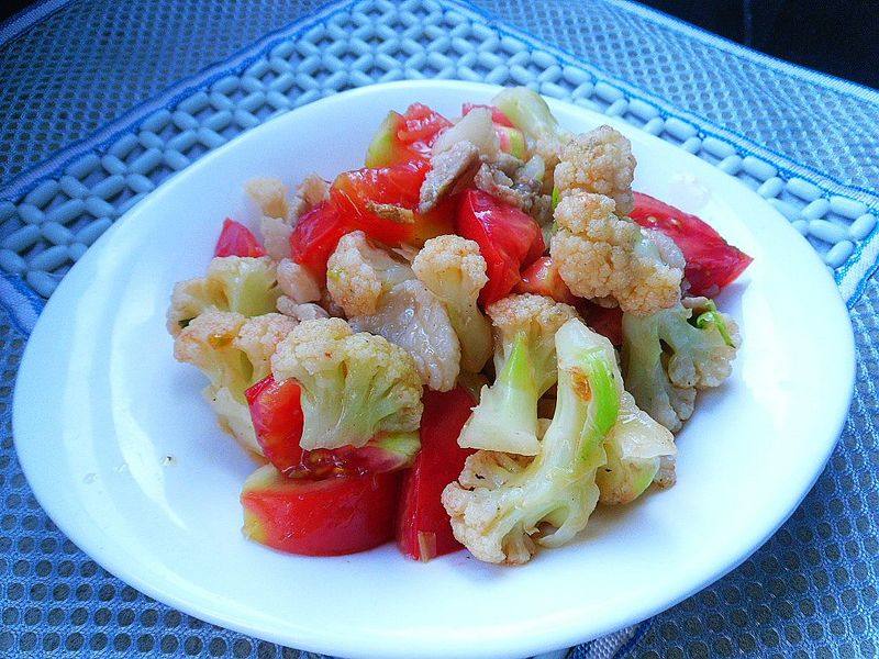 豆浆西红柿菜花怎么做最好吃,做法和配料