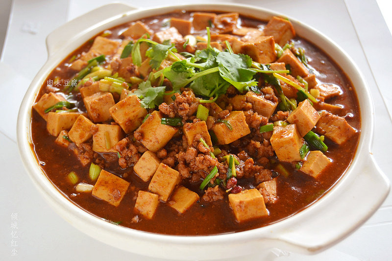 肉末炒冻豆腐正宗做法,做法和配料