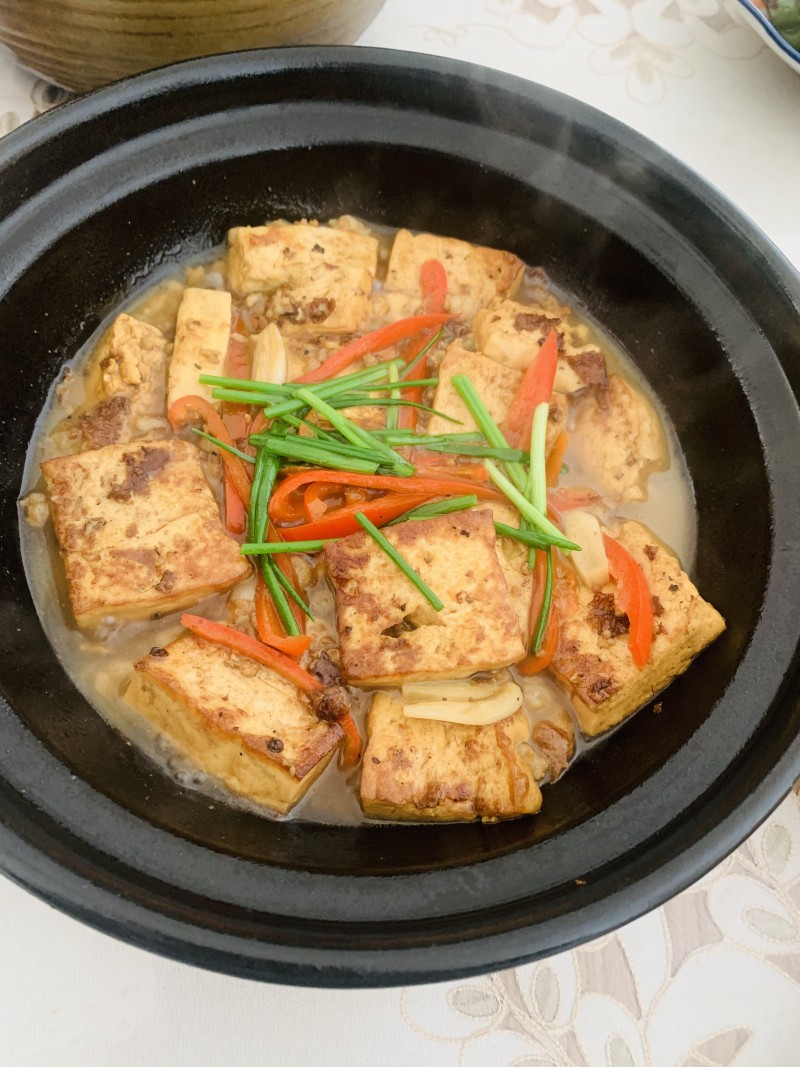青豆肉末豆腐煲十大家常做法,十种做法