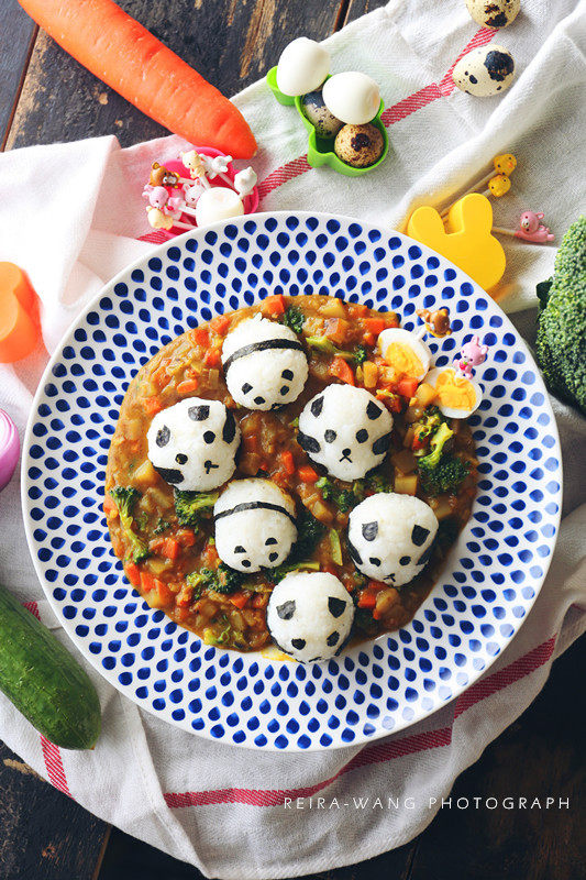 熊猫造型饭团便当十大家常做法,十种好吃做法